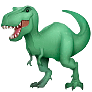 Émoji 🦖 T-Rex sur Facebook 14.0.
