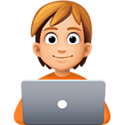 Emoji 🧑🏼‍💻 Persona Esperta Di Tecnologia: Carnagione Abbastanza Chiara su Facebook 14.0.