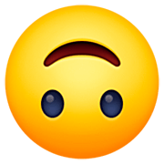 Emoji 🙃 Faccina Sottosopra su Facebook 14.0.