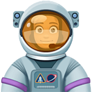 Emoji 👩🏽‍🚀 Astronauta Donna: Carnagione Olivastra su Facebook 14.0.