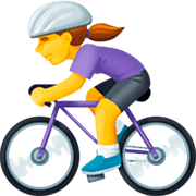 Emoji 🚴‍♀️ Ciclista Donna su Facebook 14.0.