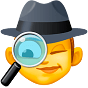 🕵️‍♀️ Emoji Detective Mujer en Facebook 14.0.