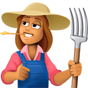 👩🏽‍🌾 Emoji Agricultora: Tono De Piel Medio en Facebook 14.0.