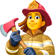Emoji 👩‍🚒 Pompiere Donna su Facebook 14.0.