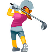 🏌️‍♀️ Emoji Mujer Jugando Al Golf en Facebook 14.0.