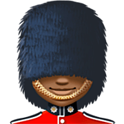💂🏿‍♀️ Emoji Guardia Mujer: Tono De Piel Oscuro en Facebook 14.0.
