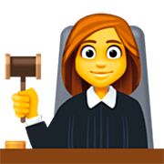 Emoji 👩‍⚖️ Giudice Donna su Facebook 14.0.
