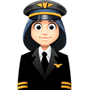 Emoji 👩🏻‍✈️ Pilota Donna: Carnagione Chiara su Facebook 14.0.