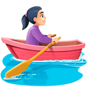 Emoji 🚣🏻‍♀️ Donna In Barca A Remi: Carnagione Chiara su Facebook 14.0.
