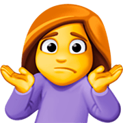 Emoji 🤷‍♀️ Donna Che Scrolla Le Spalle su Facebook 14.0.