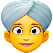 👳‍♀️ Emoji Frau mit Turban Facebook 14.0.