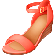 Emoji 👡 Sandalo Da Donna su Facebook 14.0.