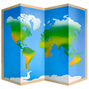 Emoji 🗺️ Mappa Mondiale su Facebook 14.0.