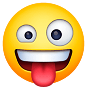 🤪 Emoji irres Gesicht Facebook 14.0.