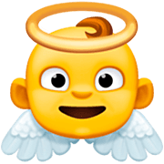 👼 Emoji Bebé ángel en Facebook 15.0.