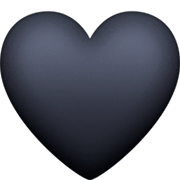 🖤 Emoji Corazón Negro en Facebook 15.0.