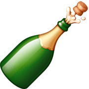 🍾 Emoji Flasche mit knallendem Korken Facebook 15.0.