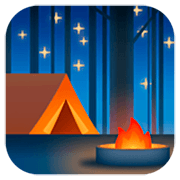 Émoji 🏕️ Camping sur Facebook 15.0.