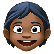 🧒🏿 Emoji Kind: dunkle Hautfarbe Facebook 15.0.
