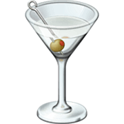Emoji 🍸 Cocktail su Facebook 15.0.
