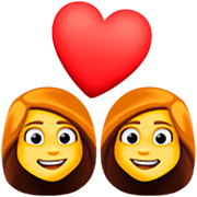 Emoji 👩‍❤️‍👩 Coppia Con Cuore: Donna E Donna su Facebook 15.0.