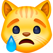 😿 Emoji weinende Katze Facebook 15.0.