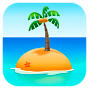 Emoji 🏝️ Isola Deserta su Facebook 15.0.