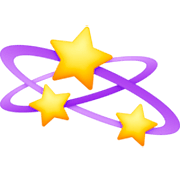 Emoji 💫 Stella Con Scia su Facebook 15.0.