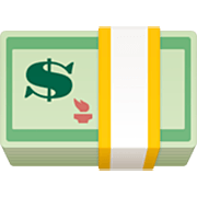 Emoji 💵 Banconota Dollaro su Facebook 15.0.