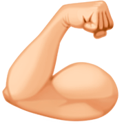 Émoji 💪🏼 Biceps Contracté : Peau Moyennement Claire sur Facebook 15.0.