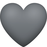 🩶 Emoji Corazón Gris en Facebook 15.0.