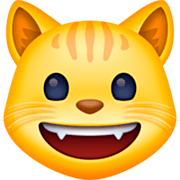 😺 Emoji grinsende Katze Facebook 15.0.