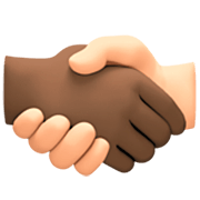 🫱🏿‍🫲🏻 Emoji Handschlag: dunkle Hautfarbe, helle Hautfarbe Facebook 15.0.
