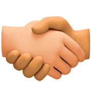🫱🏼‍🫲🏽 Emoji Handschlag: mittelhelle Hautfarbe, mittlere Hautfarbe Facebook 15.0.