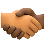 🫱🏽‍🫲🏿 Emoji Handschlag: mittlere Hautfarbe, dunkle Hautfarbe Facebook 15.0.
