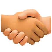 🫱🏽‍🫲🏼 Emoji Handschlag: mittlere Hautfarbe, mittelhelle Hautfarbe Facebook 15.0.