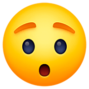 😯 Emoji verdutztes Gesicht Facebook 15.0.