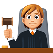 🧑🏼‍⚖️ Emoji Juez: Tono De Piel Claro Medio en Facebook 15.0.