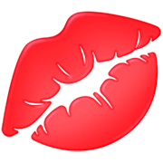 Emoji 💋 Impronta Della Bocca su Facebook 15.0.