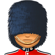 Emoji 💂🏽‍♂️ Guardia Uomo: Carnagione Olivastra su Facebook 15.0.