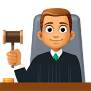 👨🏽‍⚖️ Emoji Juez: Tono De Piel Medio en Facebook 15.0.