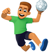 🤾🏽‍♂️ Emoji Handballspieler: mittlere Hautfarbe Facebook 15.0.