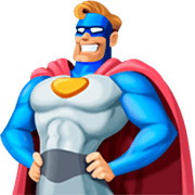 Émoji 🦸🏼‍♂️ Super-héros Homme : Peau Moyennement Claire sur Facebook 15.0.