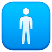 Emoji 🚹 Simbolo Del Bagno Degli Uomini su Facebook 15.0.