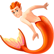 🧜🏻 Emoji Persona Sirena: Tono De Piel Claro en Facebook 15.0.