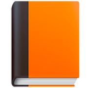 orangefarbenes Buch Facebook 15.0.