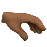 🫳🏿 Emoji Handfläche Nach Unten: dunkle Hautfarbe Facebook 15.0.