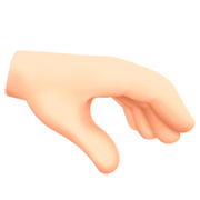 🫳🏻 Emoji Handfläche Nach Unten: helle Hautfarbe Facebook 15.0.