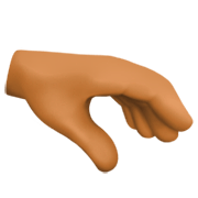 🫳🏾 Emoji Handfläche Nach Unten: mitteldunkle Hautfarbe Facebook 15.0.