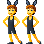 👯 Emoji Personas Con Orejas De Conejo en Facebook 15.0.